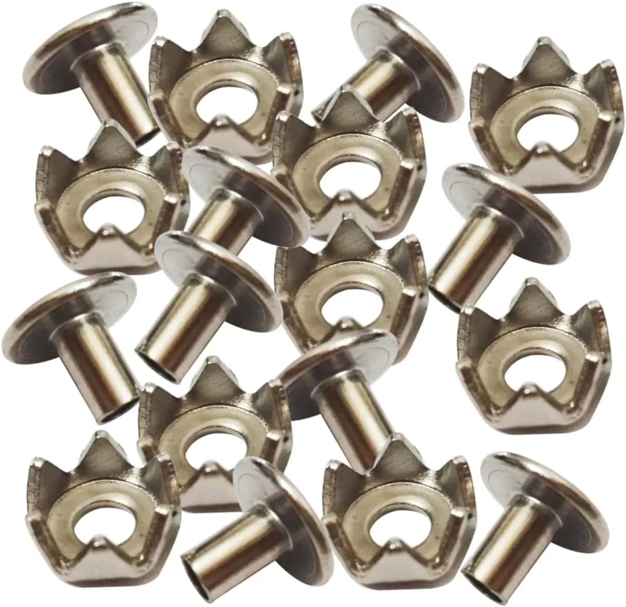 100Pcs Slip Shoes Stainless Steel Ice Spikes for Outdoor Snow and Ice Durable Crampon Shoes Cleats for Hiking Climbing and Winter Activities