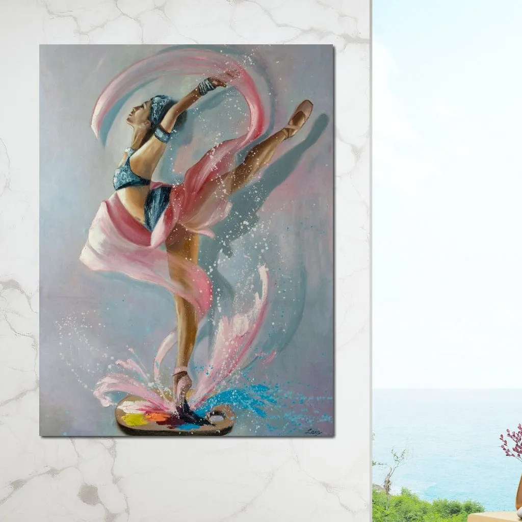 Ballet Dancer Artist Palette