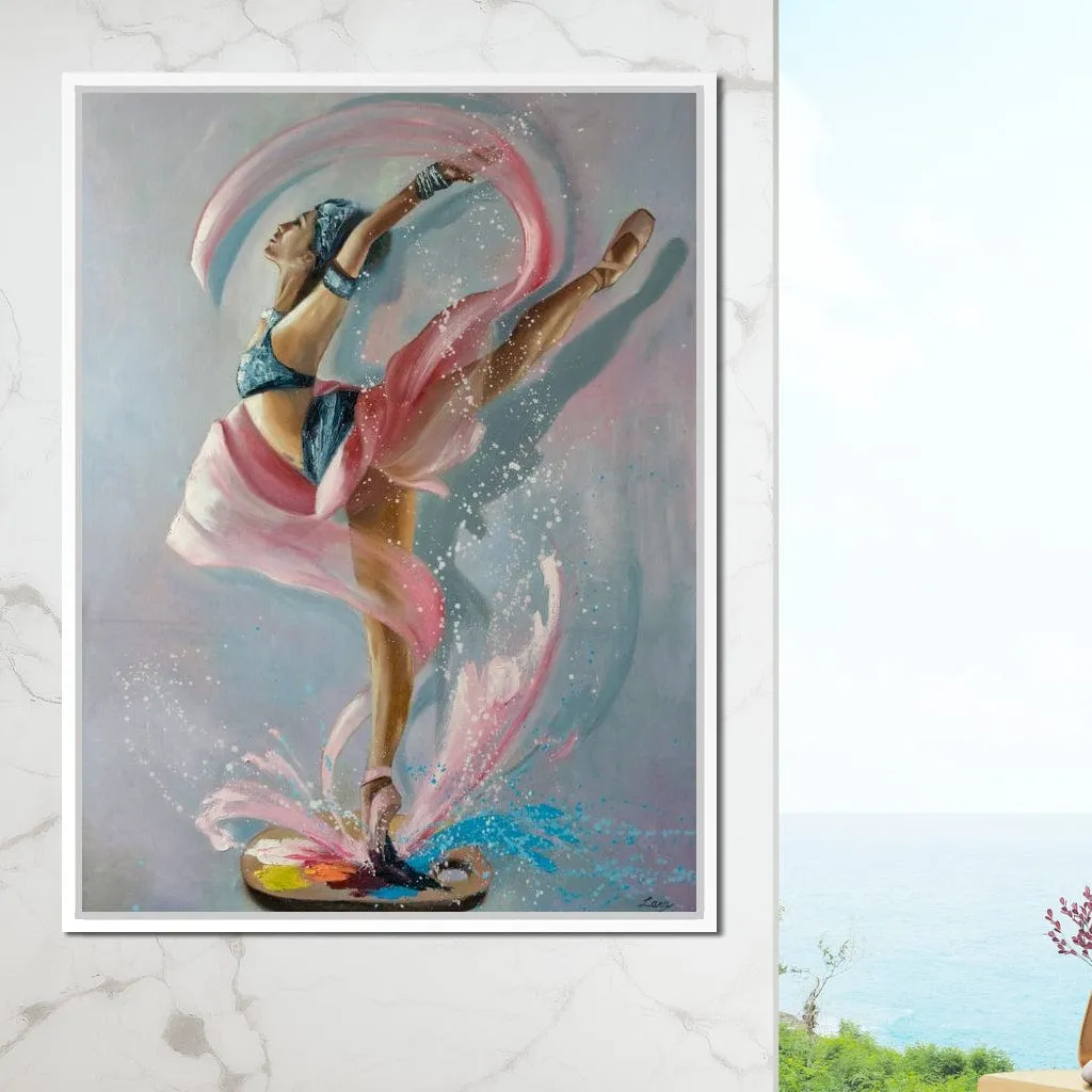 Ballet Dancer Artist Palette
