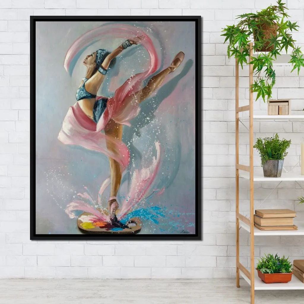 Ballet Dancer Artist Palette