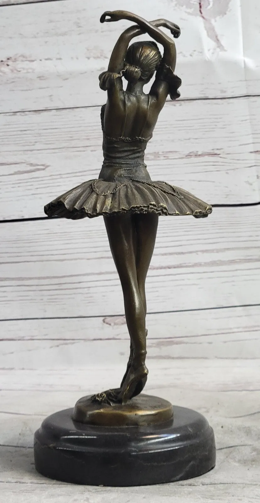 Bronze Handcrafted Art  Sculpture Prima Ballerina Dancer Ballet Statue Metal