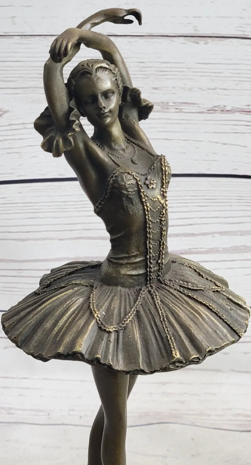 Bronze Handcrafted Art  Sculpture Prima Ballerina Dancer Ballet Statue Metal