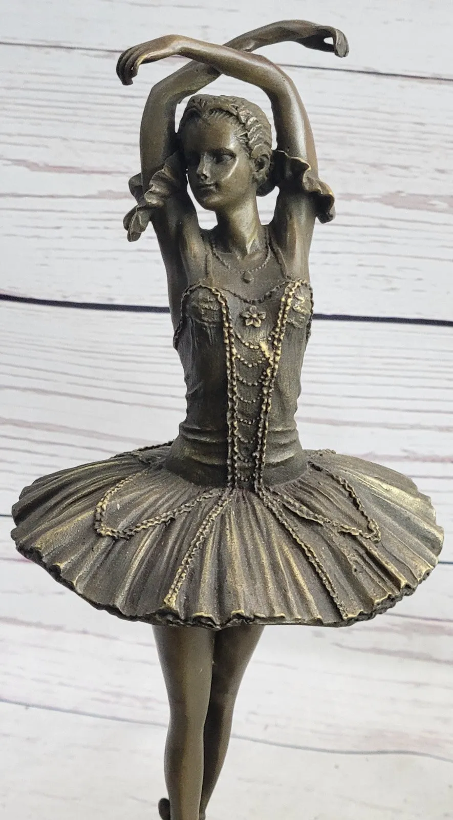 Bronze Handcrafted Art  Sculpture Prima Ballerina Dancer Ballet Statue Metal