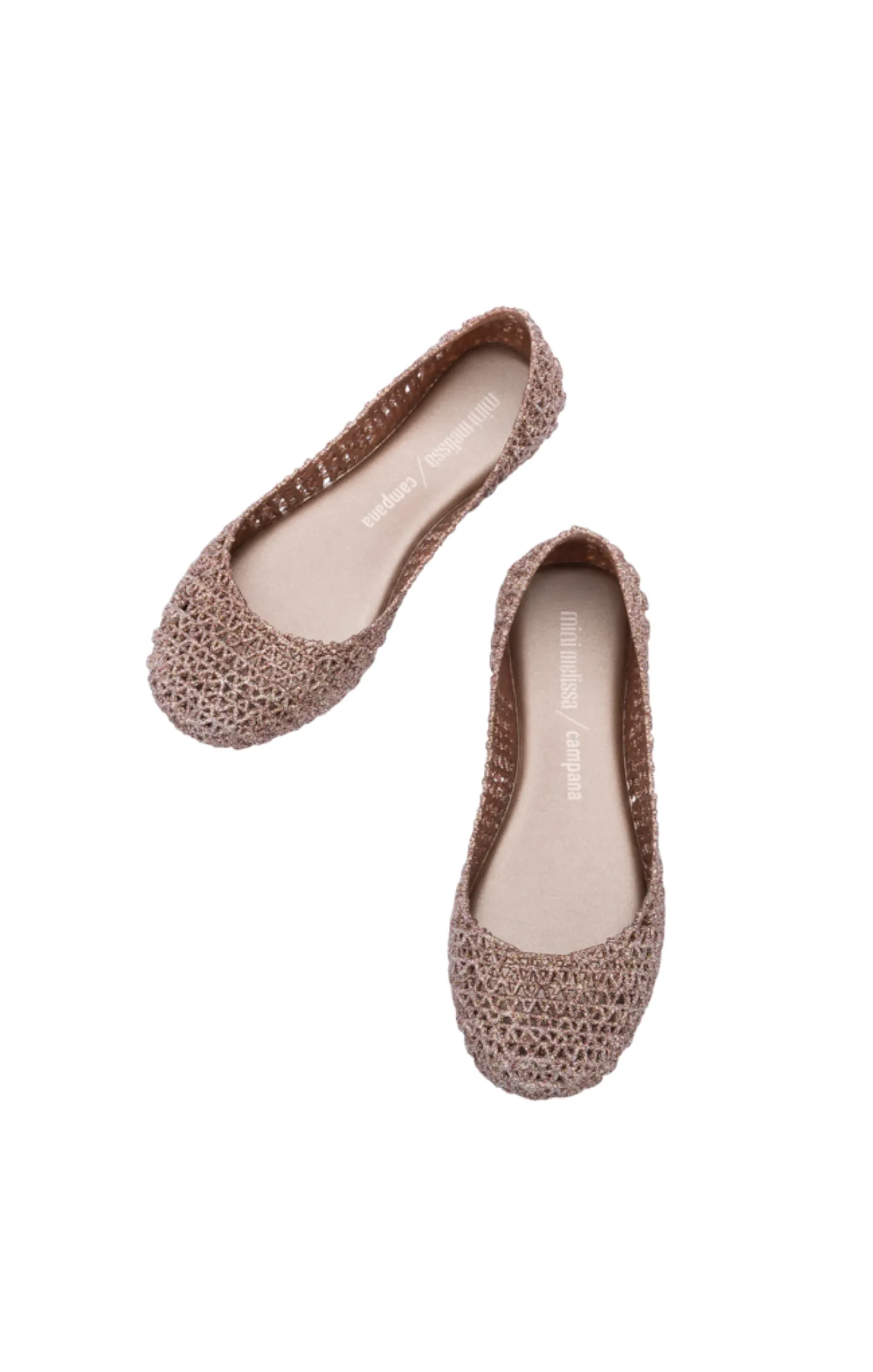 Campana Papel Kid - Rose Glitter