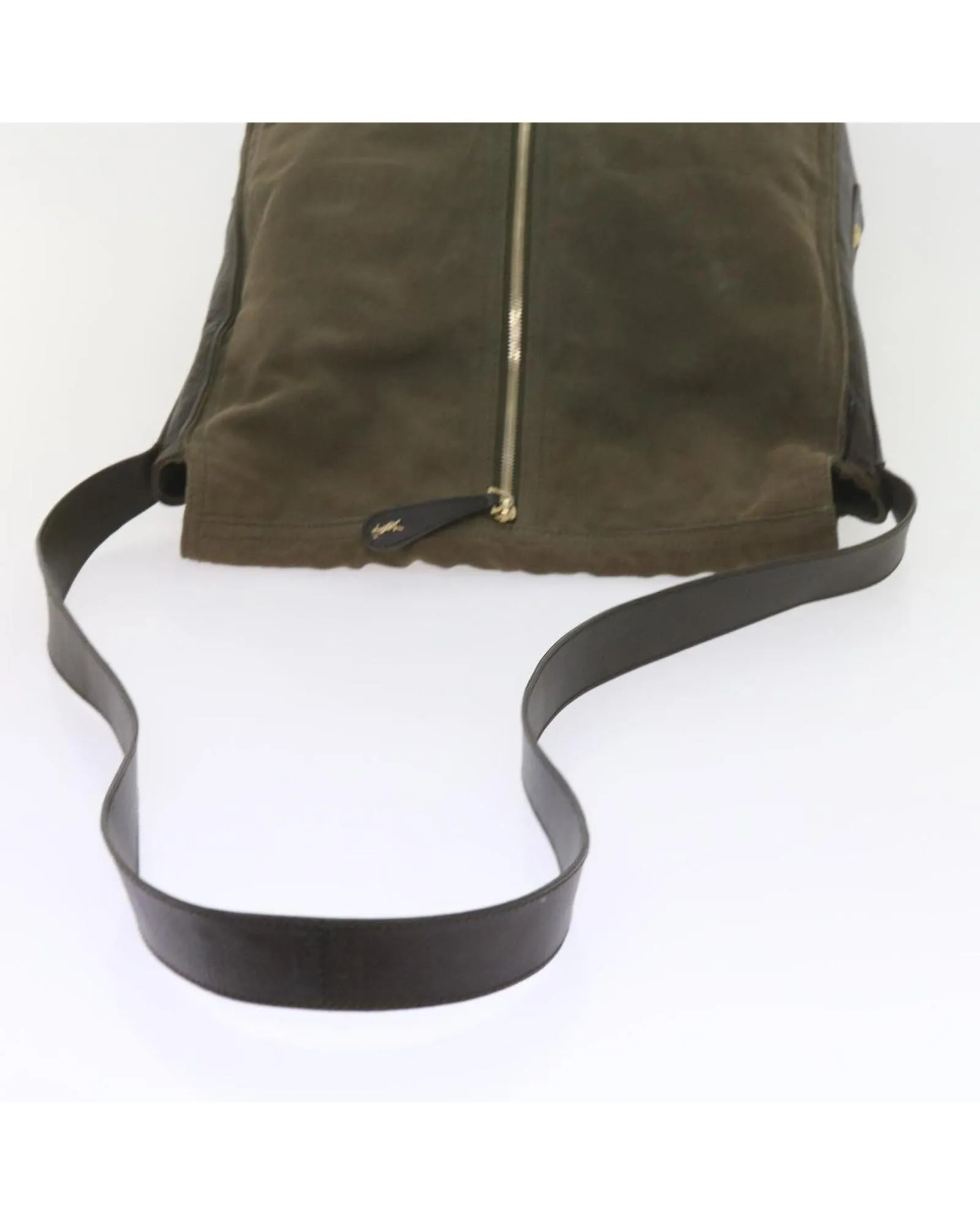 Canvas Khaki Shoulder Bag