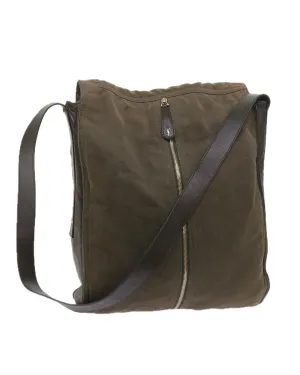 Canvas Khaki Shoulder Bag