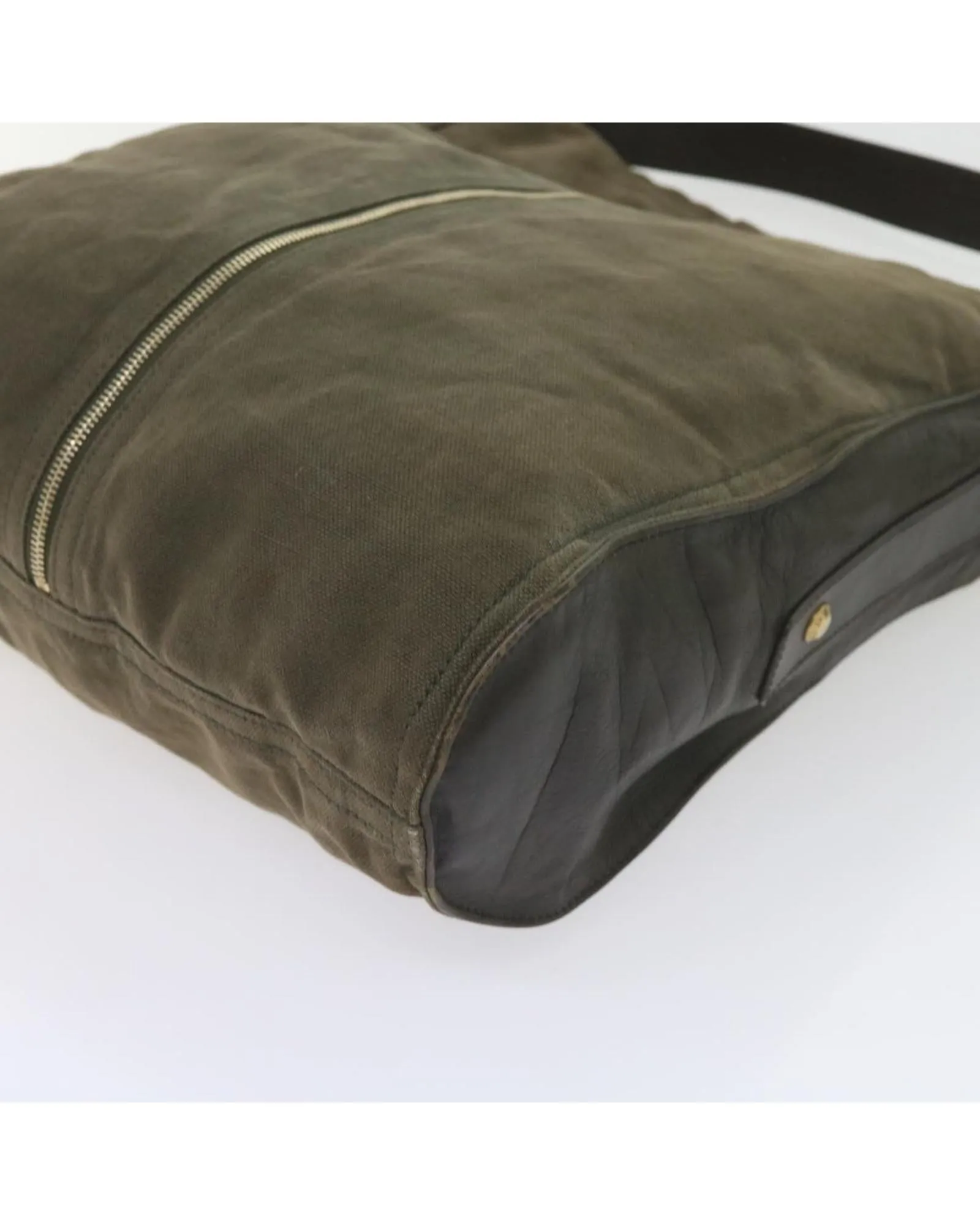 Canvas Khaki Shoulder Bag