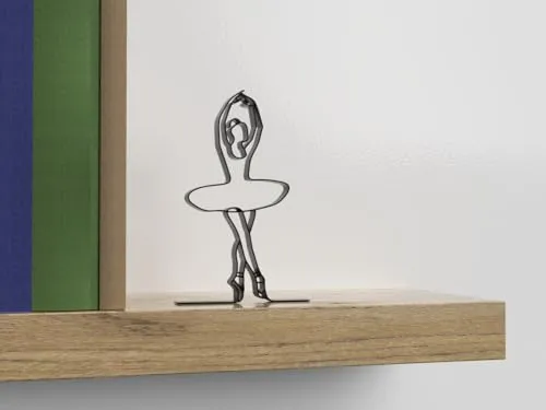 EROTNGO Single Line Ballerina Sculpture | Elegant Minimalist Ballet Décor for Dance Lovers