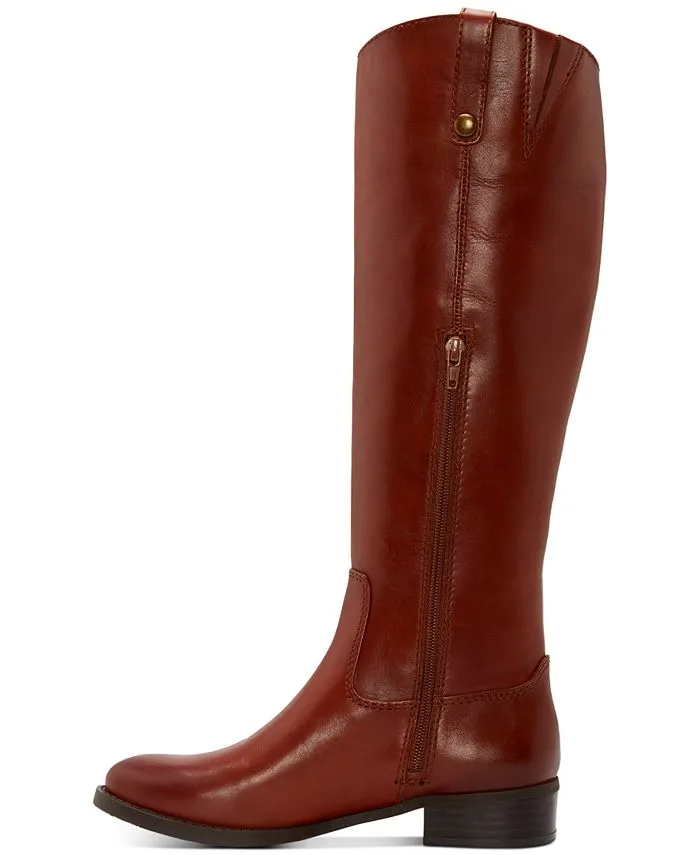 Fawne Wide Top Leather Riding Boots I   .  International Concepts brown