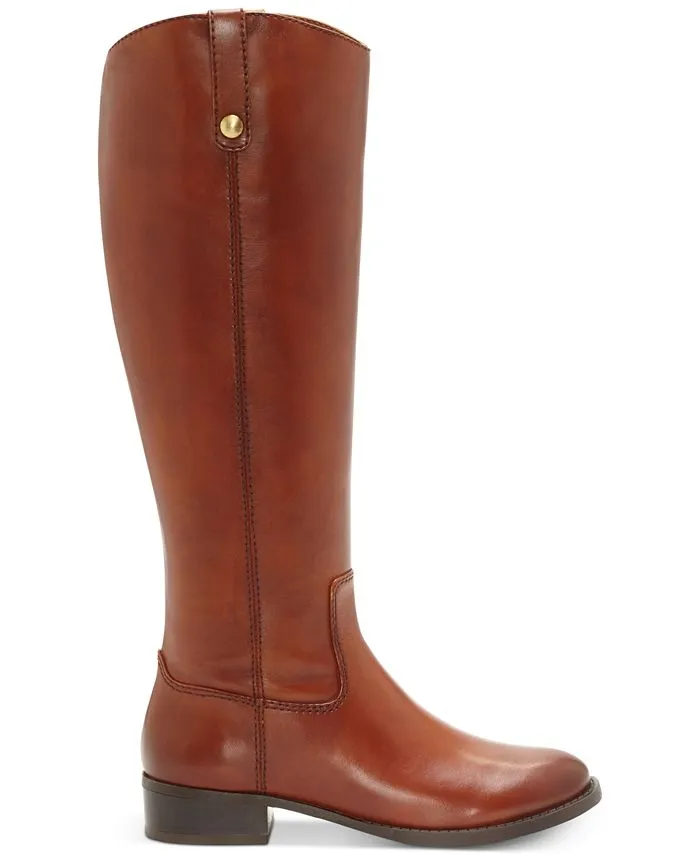Fawne Wide Top Leather Riding Boots I   .  International Concepts brown