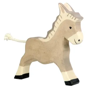 Holztiger donkey running