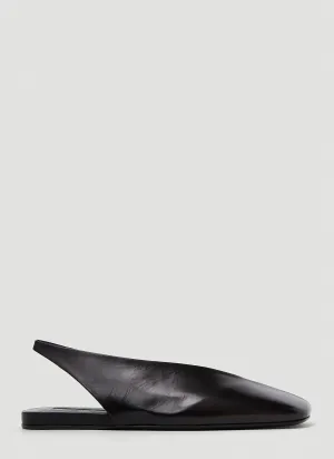 Jil Sander Slingback Ballet Shoes