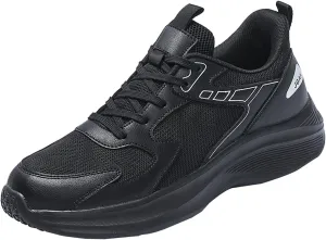 Mens Sneakers Mesh Orthopedic Casual Thick Sole Walking Running Shoes Comfortable Tennis Shoes Round Toe Non Slip Summer Spring Men Sneaker with Shoe Laces