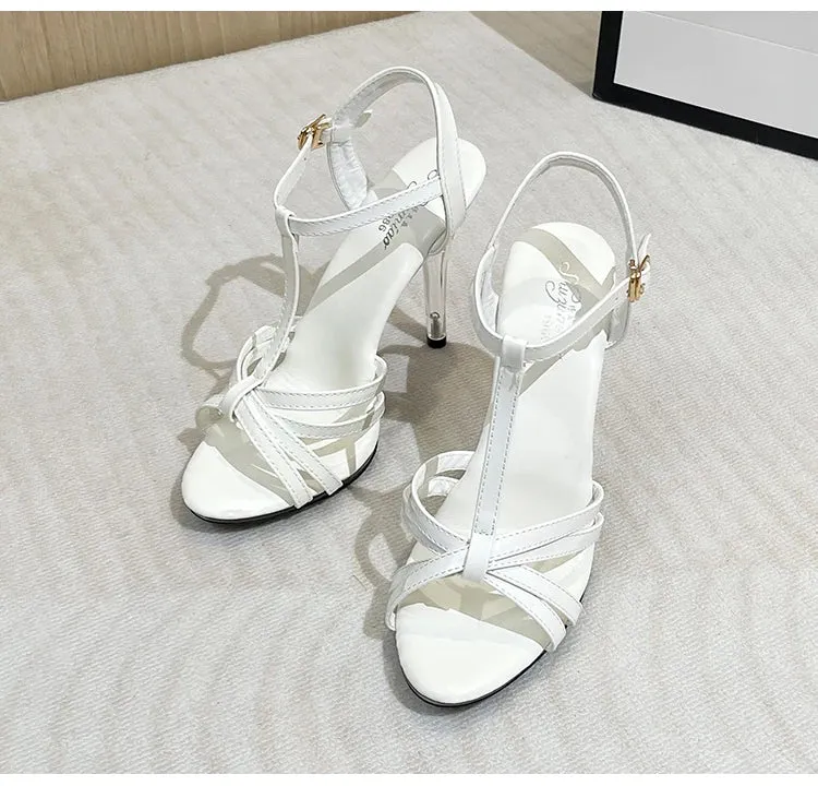 T-Belt Buckle Strap Sandals
