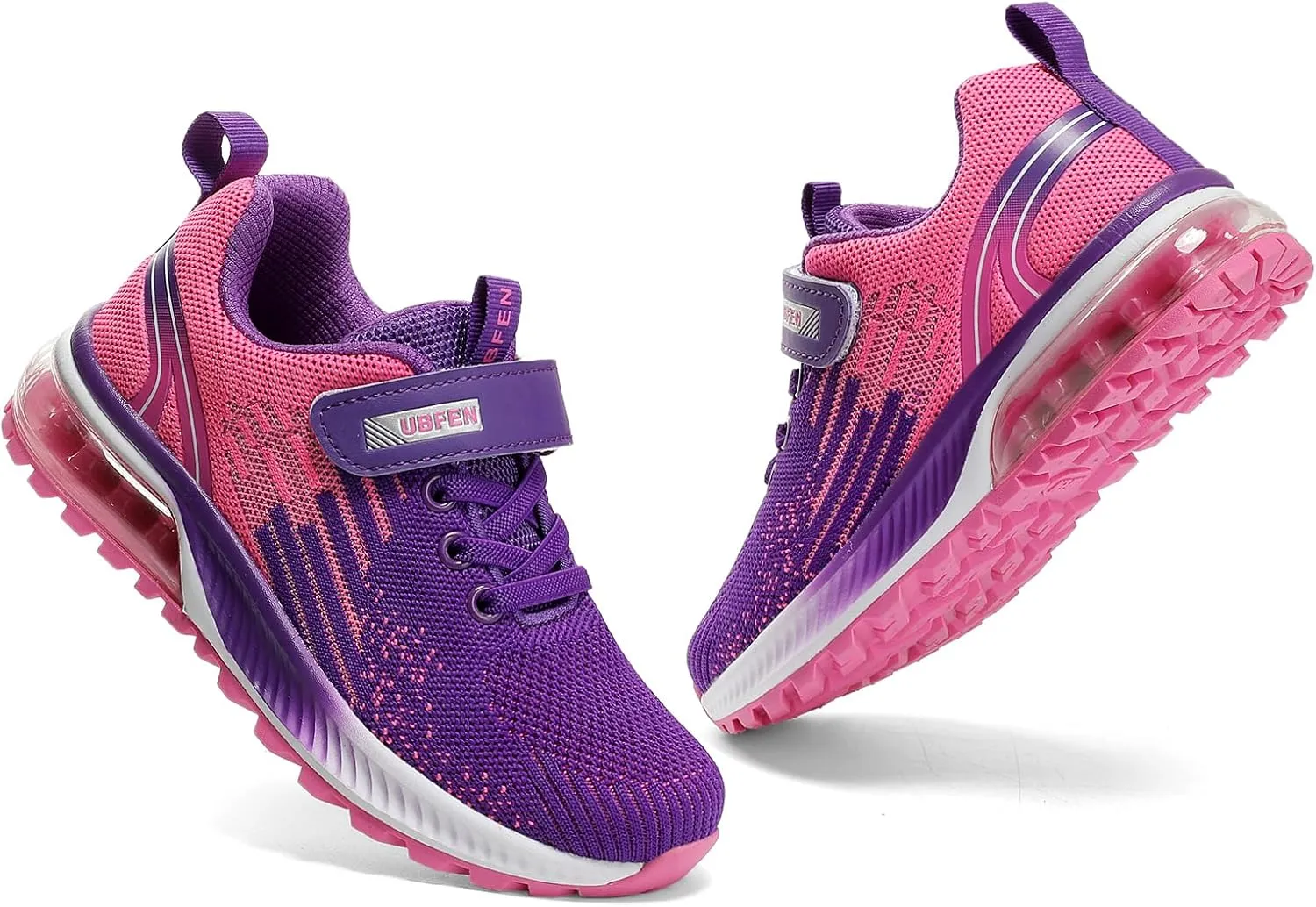 UBFEN Kids Sneakers Boys Girls Tennis Shoes for Running Athletic Walking Gym Sports Lightweight Breathable