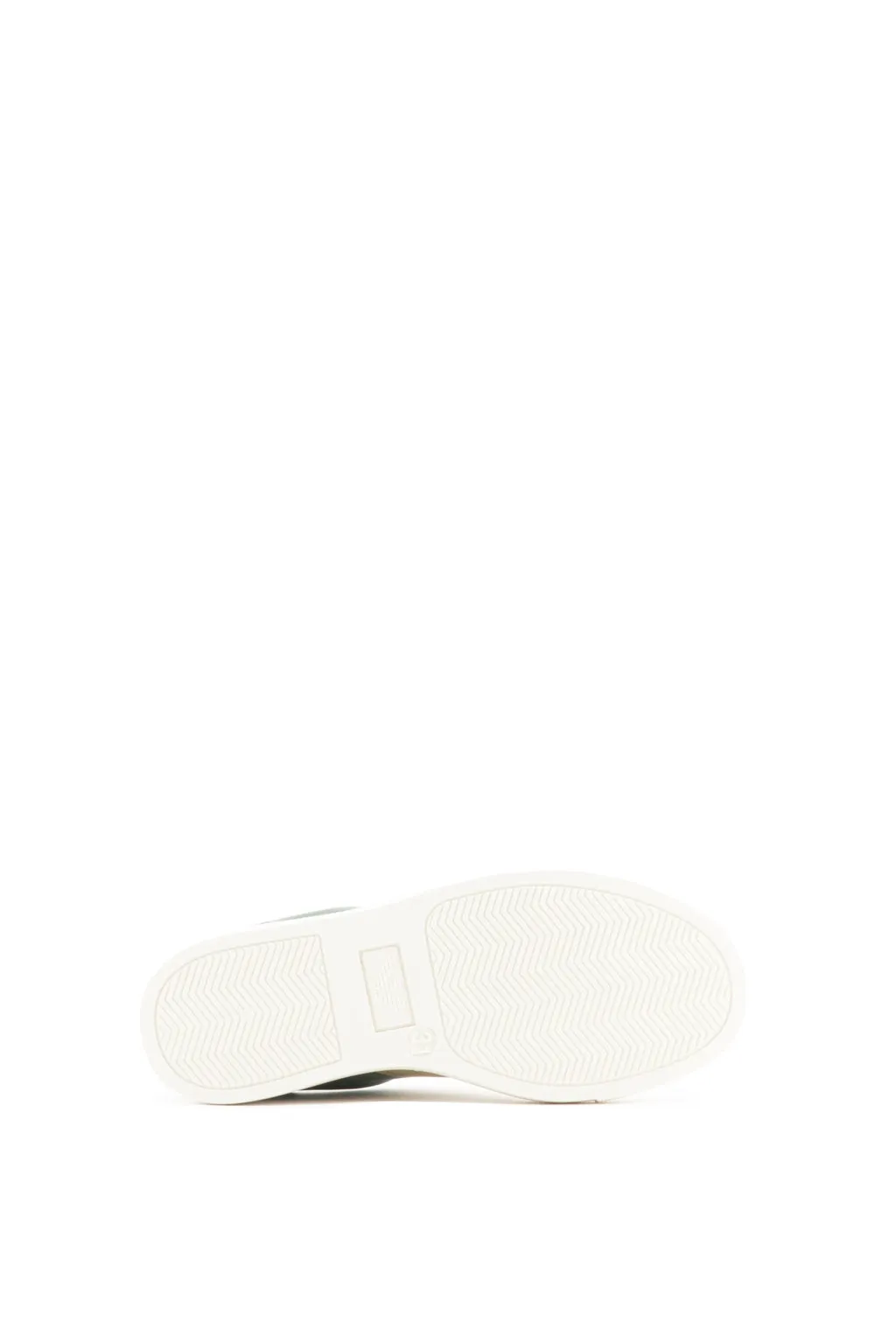 White and Green Sneakers